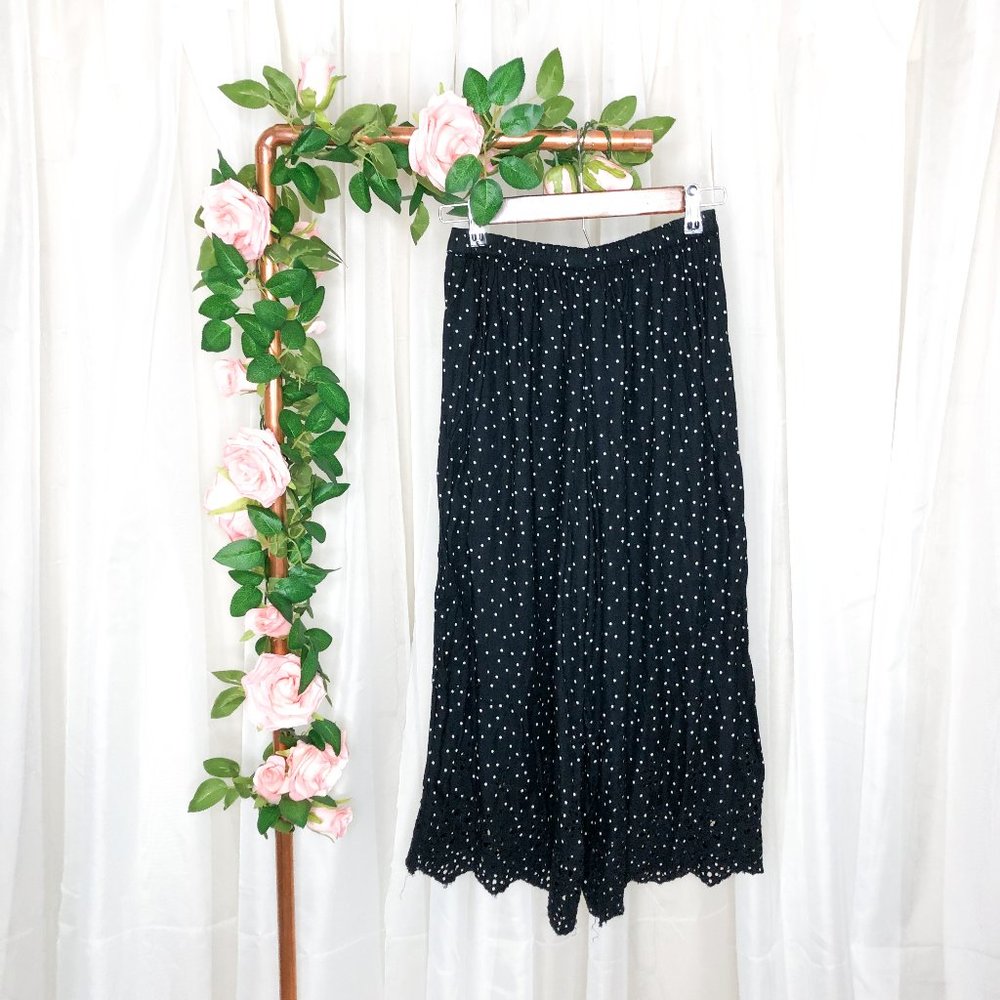 3/$30 American Eagle Black Polka Dot Pants
